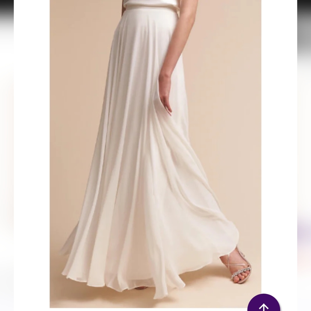 BHLDN Hamptons Skirt in Winter White